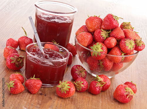 Photo: strawberry jam strawberry jam