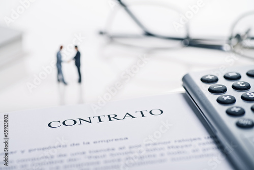 Photo: Conclusión de un contrato Conclusión de un contrato