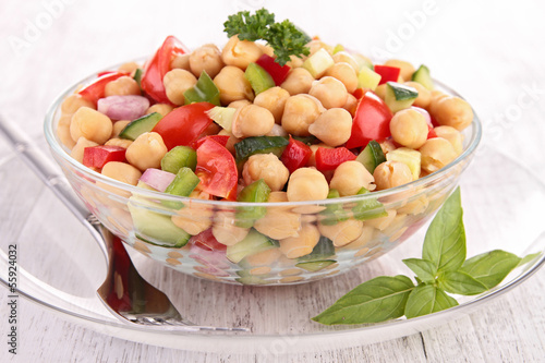 Photo: chickpea salad chickpea salad
