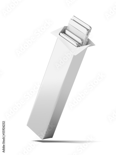 Illustration: chewing gums wrapped in silver foil chewing gums wrapped in silver foil