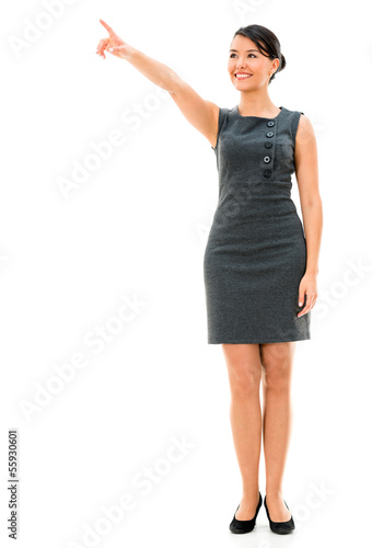 Photo: Business woman pointing Business woman pointing