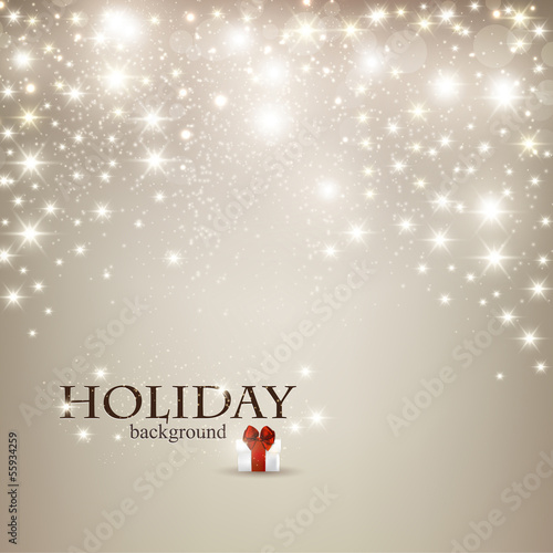 Vector: Elegant Christmas background with snowflakes and place for text. Elegant Christmas background with snowflakes and place for text.