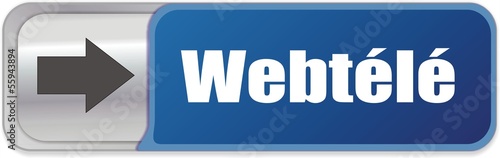 Vector: bouton webtélé bouton webtélé