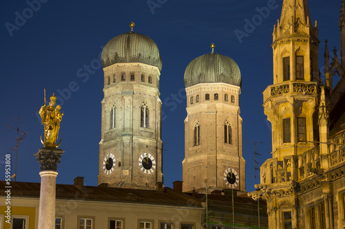 Photo: Monaco di Baviera -Frauenkirche Monaco di Baviera -Frauenkirche