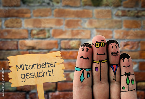 Photo: Mitarbeiter gesucht - Konzept Mitarbeiter gesucht - Konzept