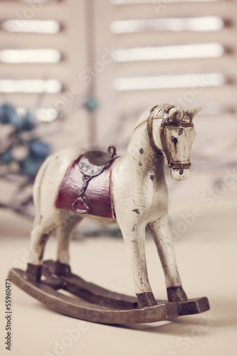 Photo: Wooden rocking horse Wooden rocking horse