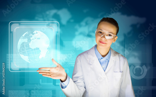 Photo: Woman scientist Woman scientist