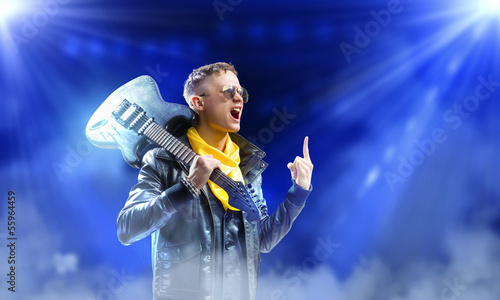 Photo: Rock star Rock star