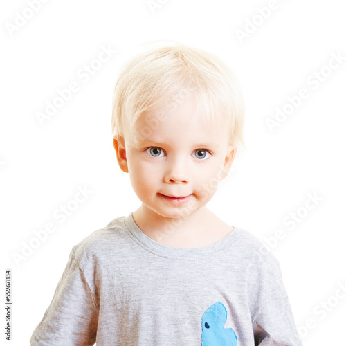 Photo: Portrait von einem blonden Kind Portrait von einem blonden Kind