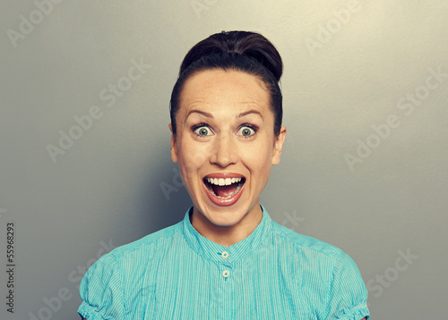 Photo: excited young woman excited young woman