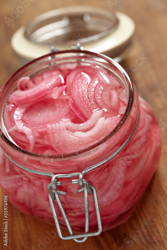 Photo: Pickled red onions Pickled red onions