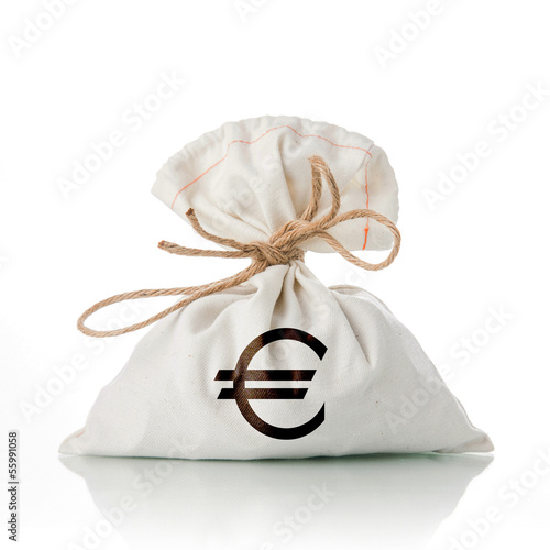 Photo: EURO money bag EURO money bag