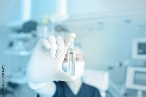 Photo: Nurse showing drug in hospital Nurse showing drug in hospital
