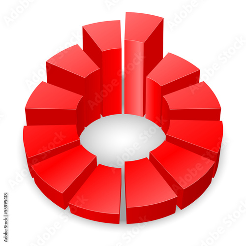 Vector: Circular diagram. Circular diagram.