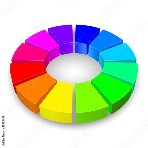 Vector: Circular diagram. Circular diagram.