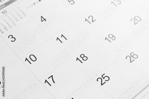 Photo: Calendar page Calendar page