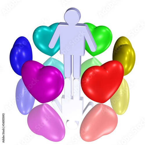 Illustration: Partnerwahl Partnerwahl
