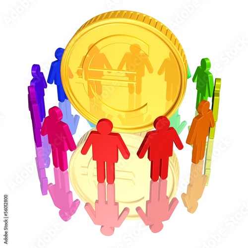 Illustration: Euro - Mitglieder Euro - Mitglieder