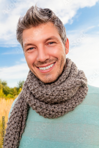 Photo: male autumn portrait male autumn portrait