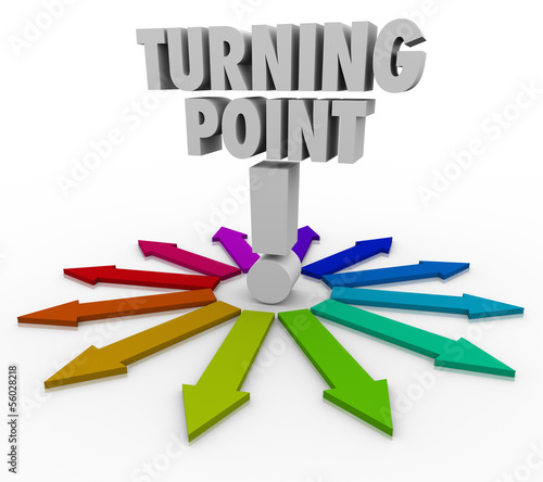 Photo: Turning Point Colorful Arrows Important Paths Turning Point Colorful Arrows Important Paths
