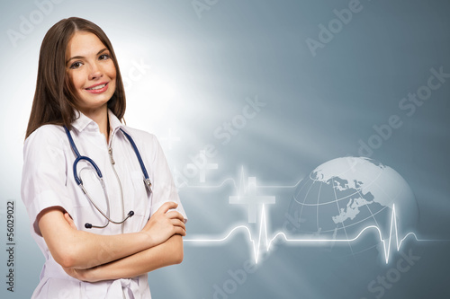 Photo: young female doctor young female doctor