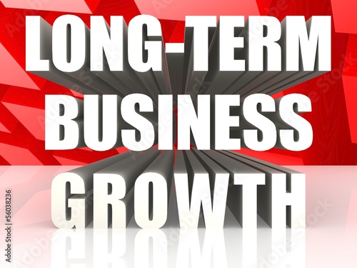 Illustration: Long-term business growth Long-term business growth