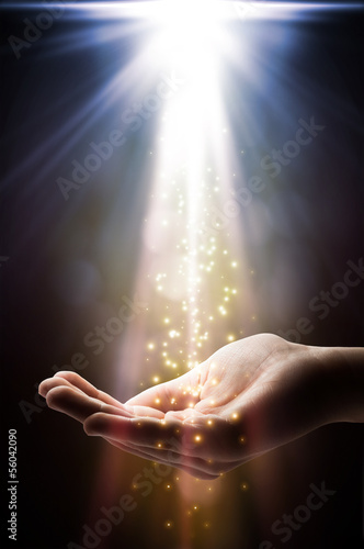 Photo: faith falls on your hand faith falls on your hand