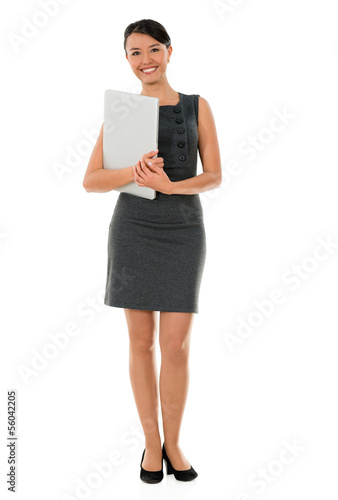 Photo: Business woman with a laptop Business woman with a laptop