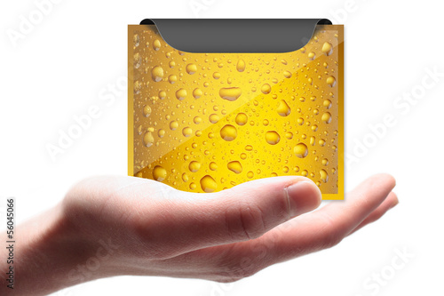 Photo: Button, Bier Button, Bier