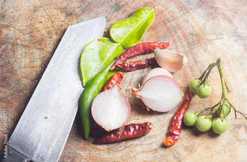 Photo: Thai cuisine ingredients Thai cuisine ingredients