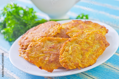 Photo: pancakes from potato pancakes from potato