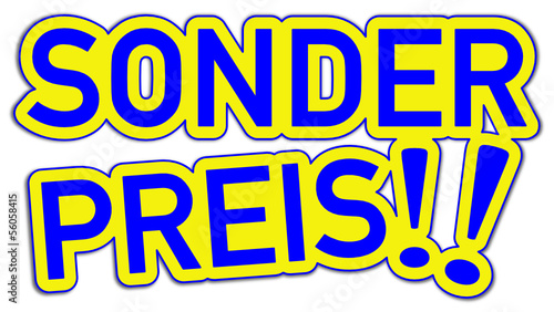Vector: Sonderpreis Sticker gelb #130910-svg05 Sonderpreis Sticker gelb #130910-svg05