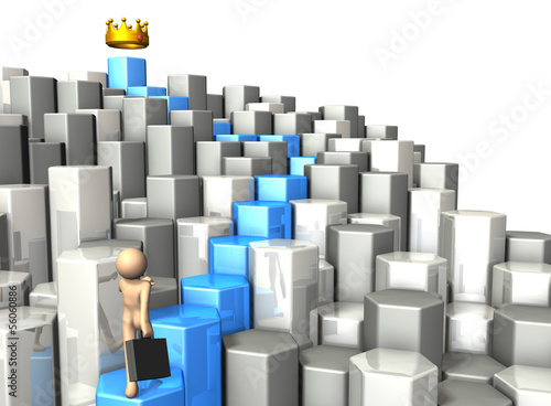 Illustration: Ambition of career Ambition of career