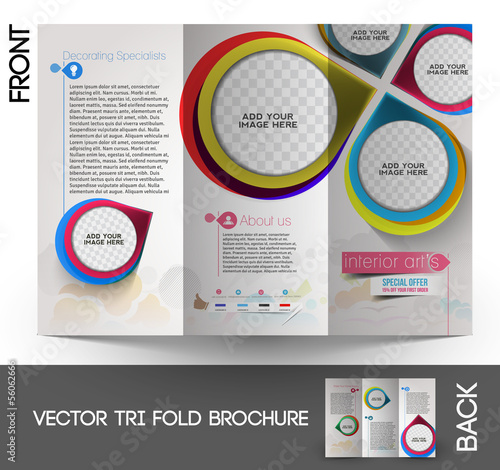 Vector: Interior Designer Tri-Fold Brochure Design Interior Designer Tri-Fold Brochure Design