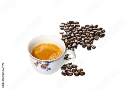 Photo: espresso and arabica coffee bean espresso and arabica coffee bean