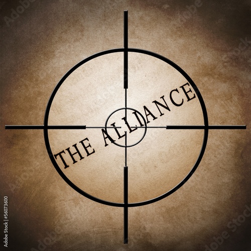 Photo: The alliance target The alliance target