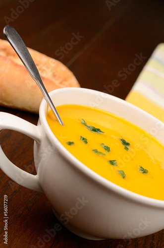 Photo: Hokkaido soup with fresh herbs Hokkaido soup with fresh herbs