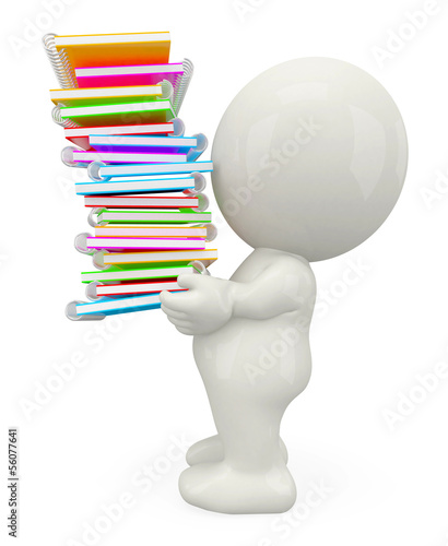 Illustration: 3D student 3D student