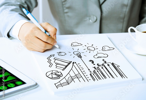 Photo: Business person at work Business person at work