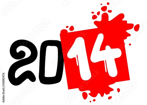 Vector: 2014 art year 2014 art year