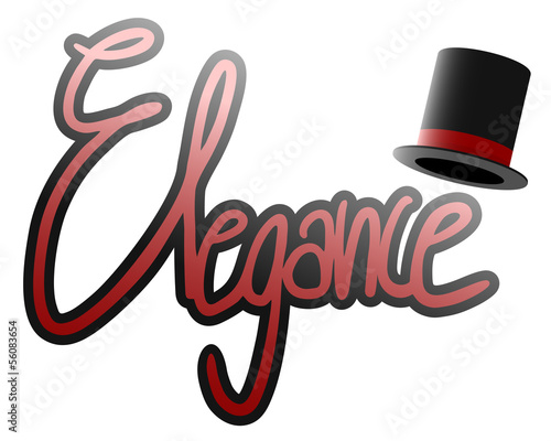 Vector: Elegant hat Elegant hat