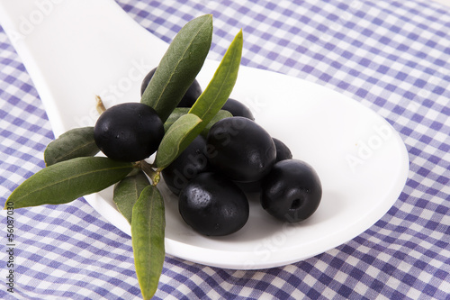 Photo: olives isolated olives isolated