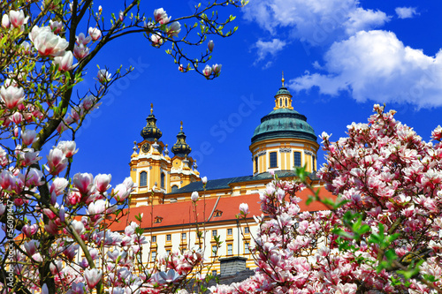Photo: Benedictine abbey in Melk, Austria Benedictine abbey in Melk, Austria