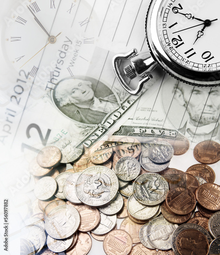 Photo: Time is money concept Time is money concept
