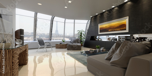 Illustration: Appartement dans Paris Appartement dans Paris