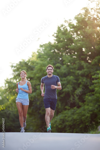 Photo: Running together Running together