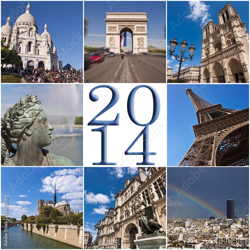 Photo: 2014, collage Paris 2014, collage Paris