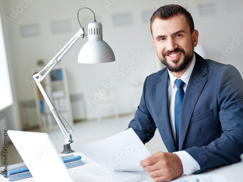Photo: Businessman at work Businessman at work