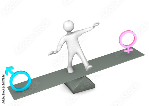 Illustration: Balance Male Female Balance Male Female