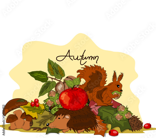 Vector: Herbst, Autumn Illustration Herbst, Autumn Illustration
